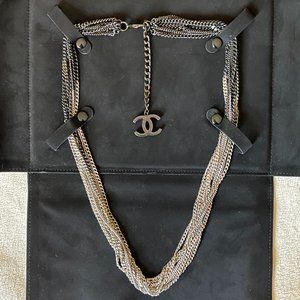 CHANEL Two Tone Necklace